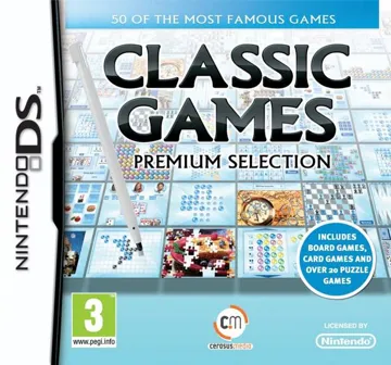 Classic Games - The Premium Selection (Europe) (En,Fr,De,Es,It,Nl) (Rev 1) box cover front